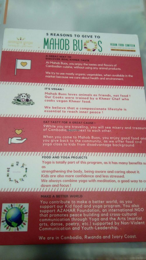 Mahob buos concept at Mahob Buos - Siem Reap in Siem Reap