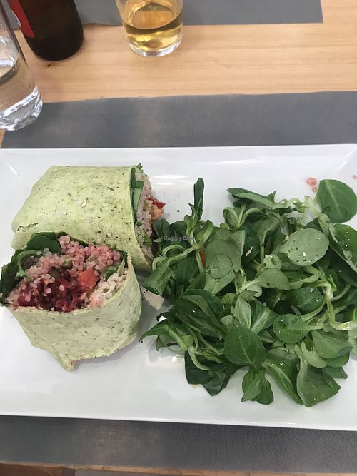 Build-your-own wrap + a side salad at Cocome in Sevilla