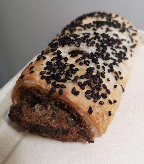 Vegan Sausage Roll at Little Olive Leaf Cafe in Willagee