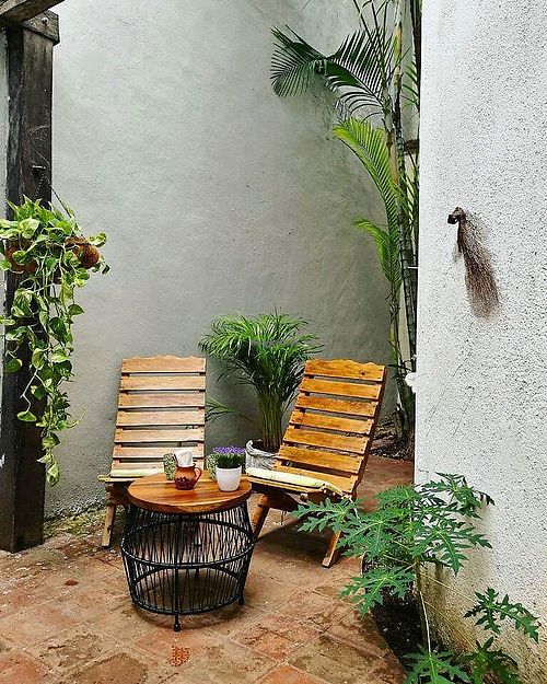 inside at Cafe La Lola & Guesthouse in Cancun