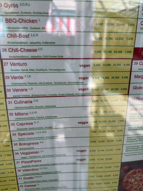   at PizzAmore in Bremerhaven