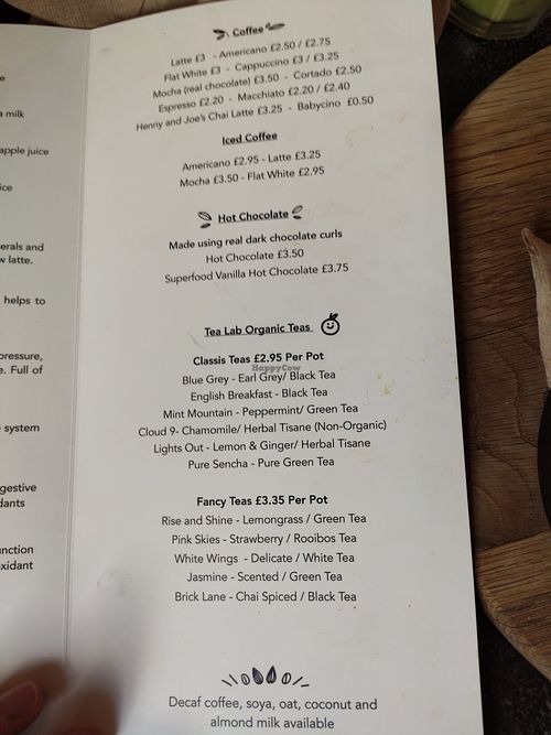 Drinks at East Village Cafe in Bristol