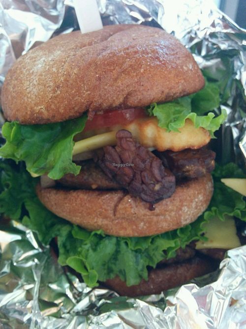 the animal burger...enough for 2 meals, or 2 people to share at Next Level Burger - Concord in Concord