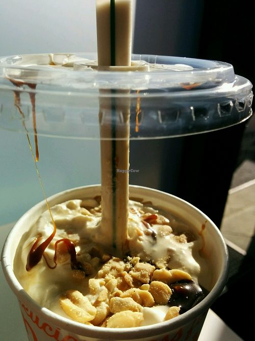 luscious caramel peanut milkshake at Next Level Burger - Concord in Concord