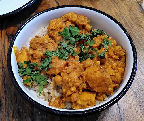 Chickpea curry (plate of the day) at Wild & The Moon - Opéra in Paris