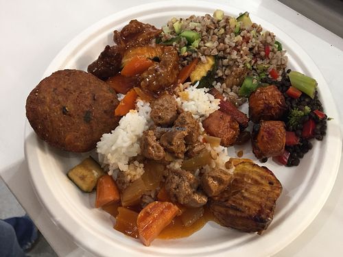 Food  at Loving Hut - Spalena in Prague