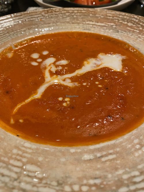 The best tomato coconut soup! at Azafran in Broomfield