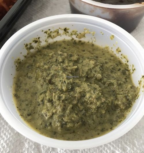 Mint chutney   at Azafran in Broomfield