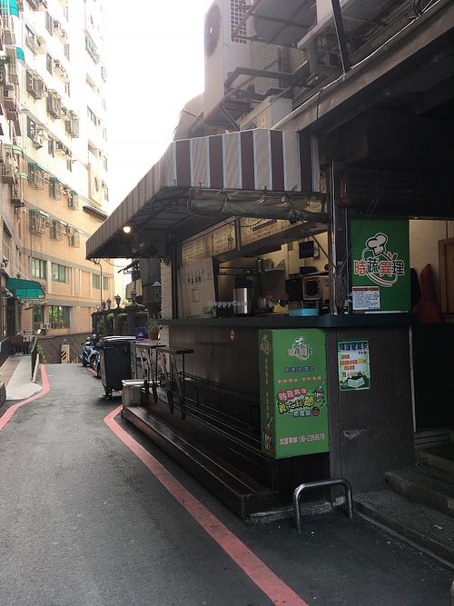 View of the stall at Shi Shu Yi Li Italian Pasta in Tainan