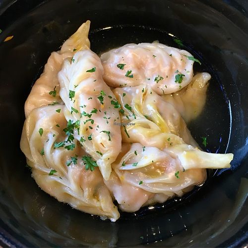 Veggie momos at Momo Bar in Manly