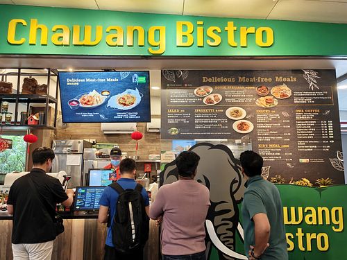 Stall front at Chawang Bistro in North Singapore