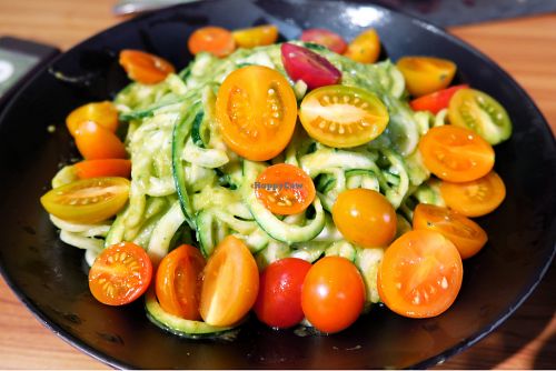 Mango avo zoodles at Soul ALife in Central Singapore
