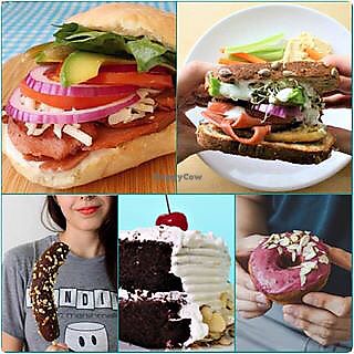 Donuts, cakes and sandwiches! at Indómite Vegan in Monterrey