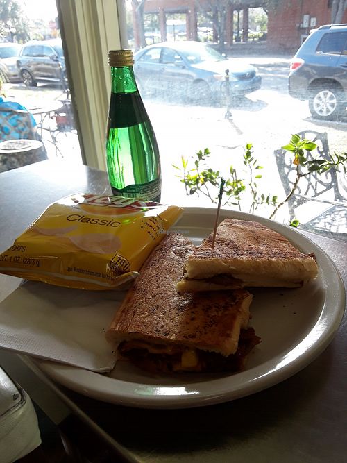 Vegan Cuban  i added mustard at The Bunker in Tampa