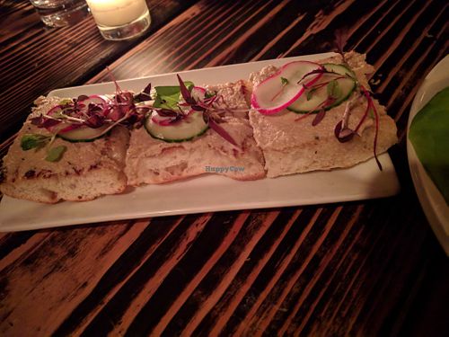 TRUFFLE CHEESE CROSTINI. (FOCACCIA. THYME.) - usual serving is two pieces at XYST in New York City