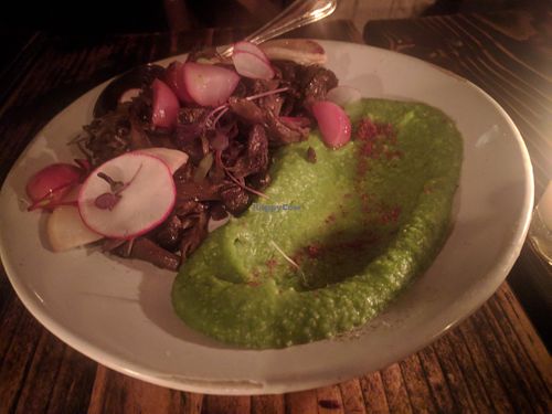 WILD + CULTIVATED MUSHROOMS. (HERBED FREGULA. MARINATED TOMATOES. ) at XYST in New York City
