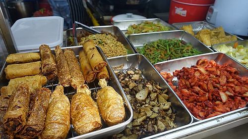 buffet selection  at Hong Fu Vegetarian in West Singapore