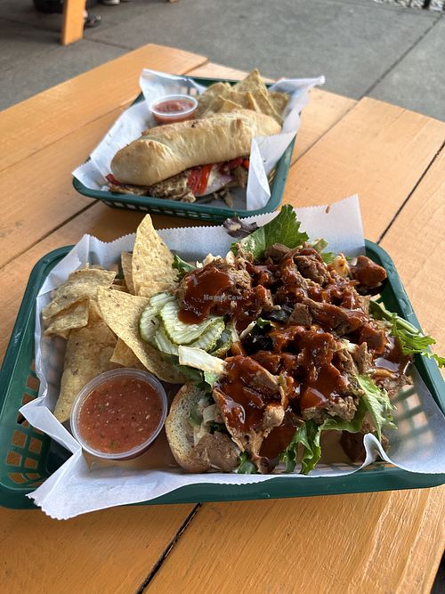 Pulled Seitan  at Three Carrots - Fountain Square in Indianapolis