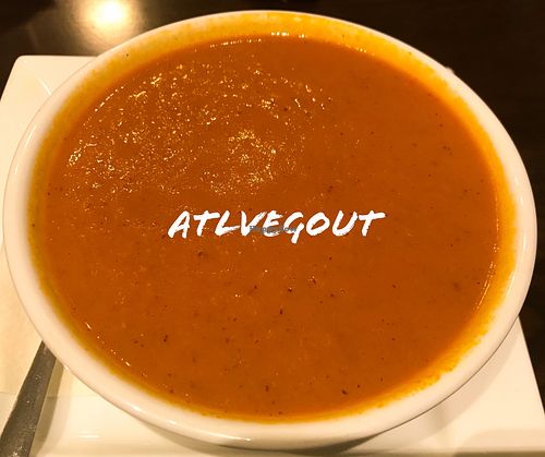 Tomato soup at Plum Cafe in Roswell