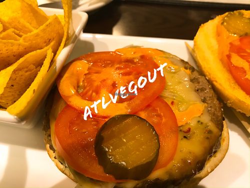 Plum possible burger  at Plum Cafe in Roswell