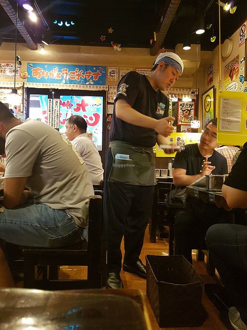 place with locals at Kyushu Jangara Ramen - Ginza in Tokyo