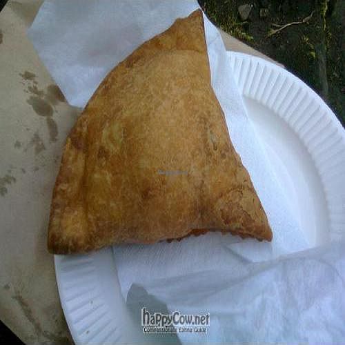 Haggis Samossa at The Baked Potato Shop in Edinburgh