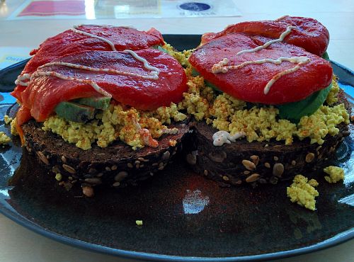 No-egg salad sandwich at Plant B in Antwerpen