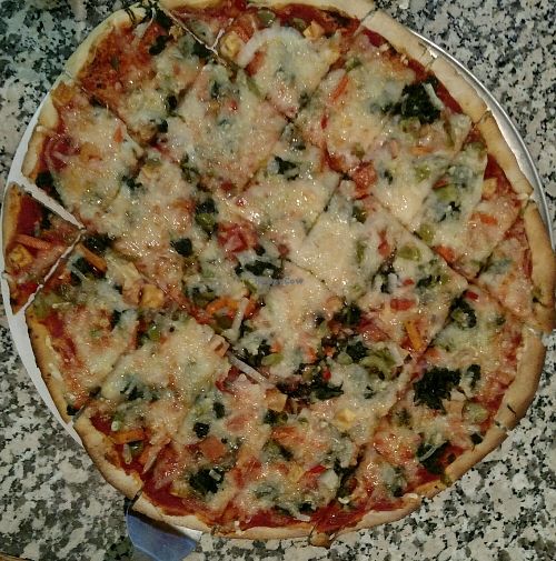 Violife Vegan Cheese!! at Carriage Court Pizza in Crown Point