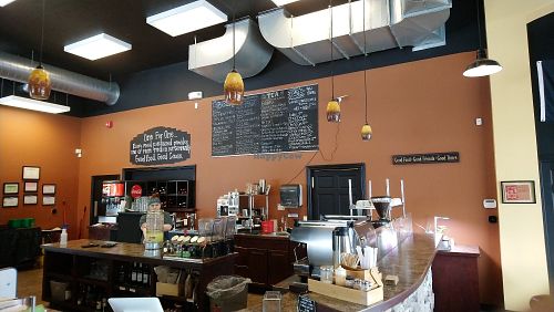 Inside 1/2 at Feed the World Cafe in Kalamazoo