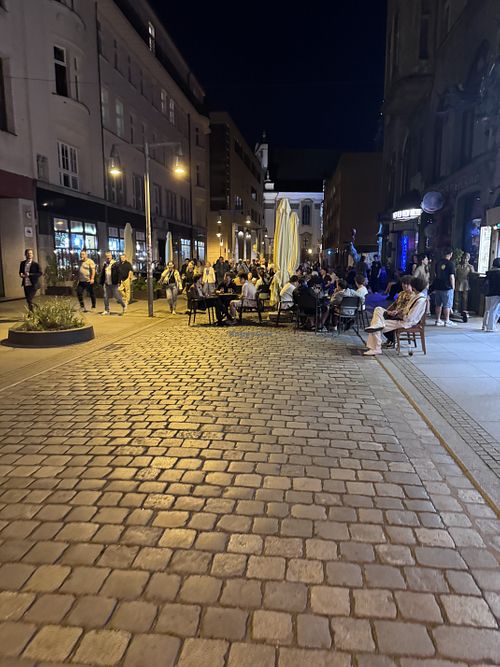 Seating   at Kalapizza in Wroclaw