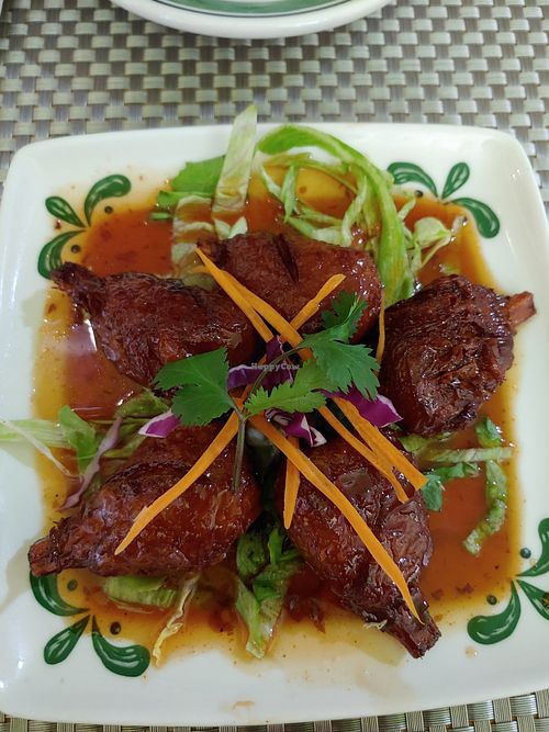 Vegan sweet Chili drummettea at Thai Vegan in San Antonio