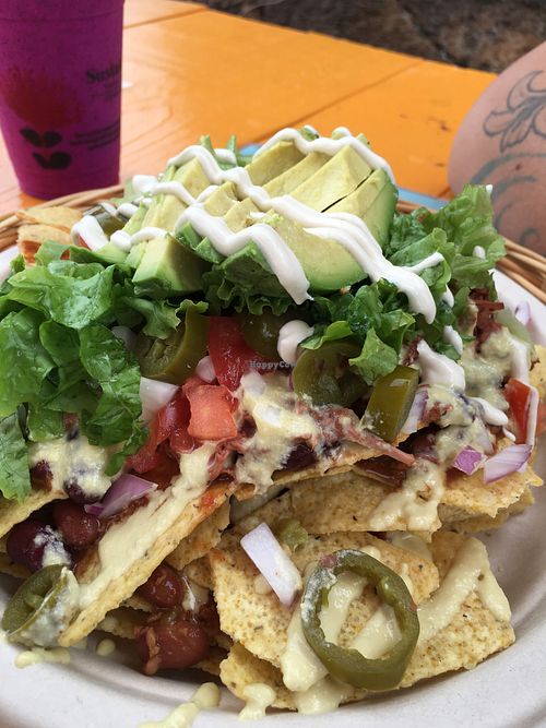 Nachos at Herbivores in Kailua Kona