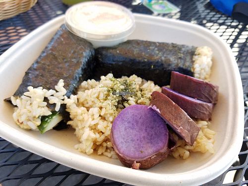 Nori wraps at Herbivores in Kailua Kona