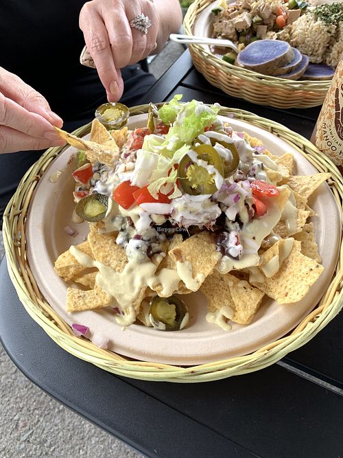 Nachos !!!! at Herbivores in Kailua Kona