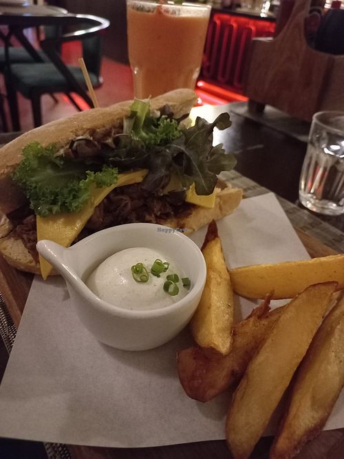 Philly steak sandwich at Goodsouls Kitchen in Chiang Mai