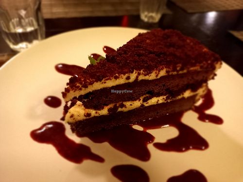 Red velvet cake at Goodsouls Kitchen in Chiang Mai