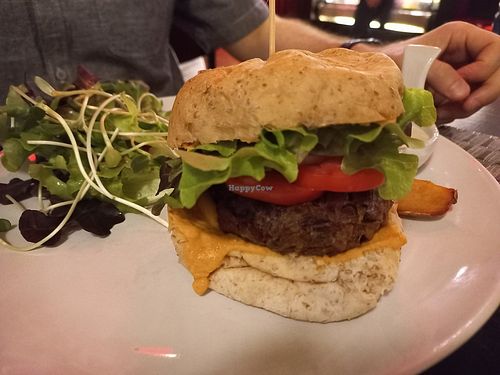 Khao soi burger at Goodsouls Kitchen in Chiang Mai