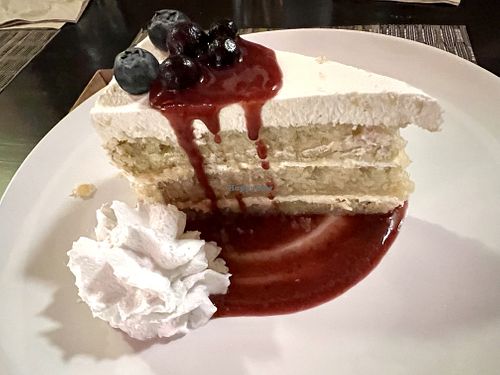Blueberry & lime cake  at Goodsouls Kitchen in Chiang Mai