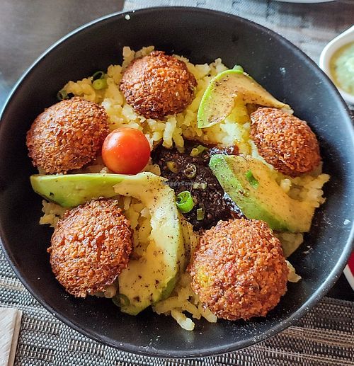 Potato Snow with Falafel & Avocado at Goodsouls Kitchen in Chiang Mai