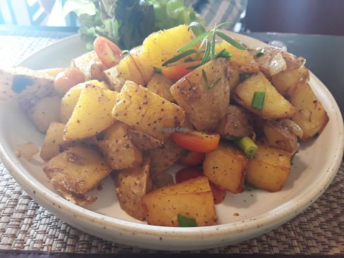 Golden Potato Has with Turmeric. at Goodsouls Kitchen in Chiang Mai