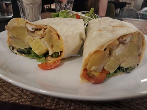 Potato and Hummus Wrap at Goodsouls Kitchen in Chiang Mai
