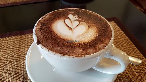 Hot chocolate with soy milk at Goodsouls Kitchen in Chiang Mai