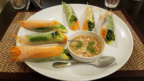 Fresh spring rolls at Goodsouls Kitchen in Chiang Mai