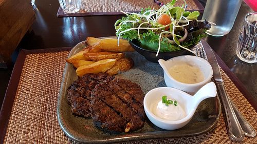 Mushroom steaks at Goodsouls Kitchen in Chiang Mai