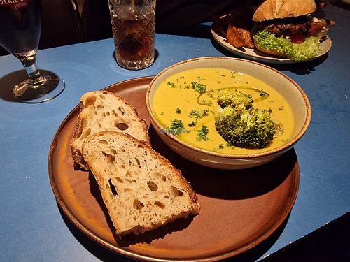 Broccoli soup 7.80€ at Het Strand - The Strand in Leuven