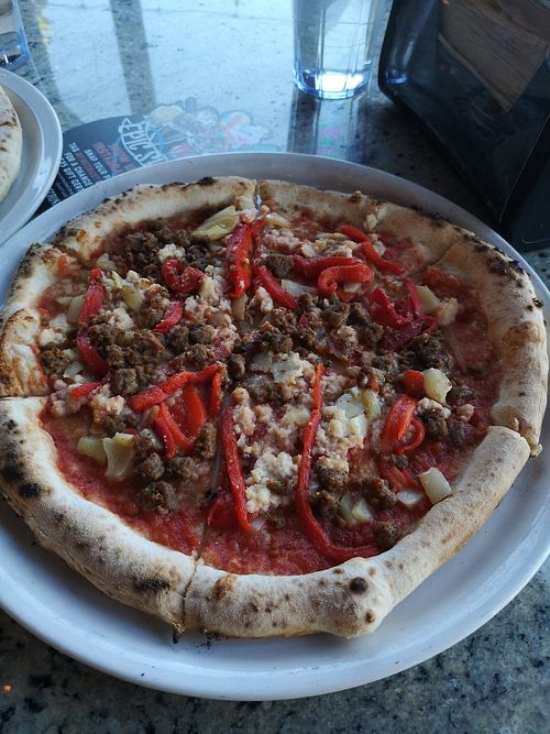 Salsiccia Vegano at Firecrust in Langley