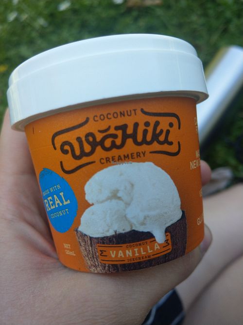 Wahiki ice cream at Walt's Real Fruit Icecream in Auckland