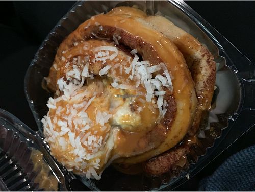 Vegan Salted Caramel  at Sweet Dough Cafe in Rancho Cucamonga