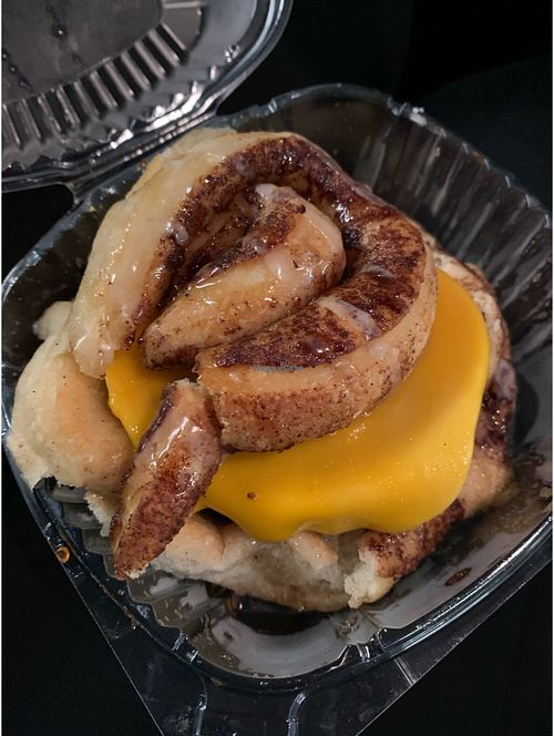 Vegan Cinna-Breakfast  at Sweet Dough Cafe in Rancho Cucamonga