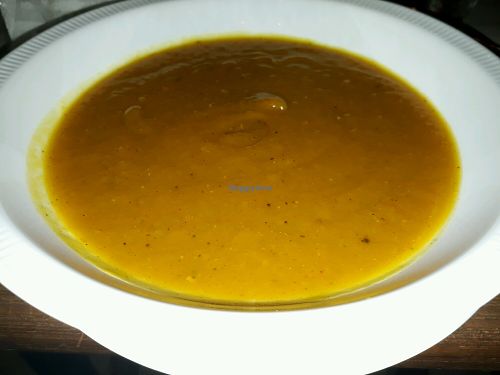 Carribbean Pumpkin Soup at The Falafelist in Chiang Mai